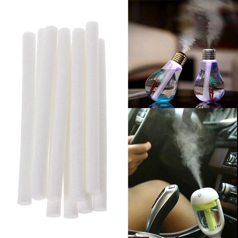 80mm 10Pcs Humidifiers Replacement Filter Can Be Cut For Air Aroma Diffuser Part Filter Cotton  for USB Water Bottle Caps