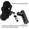 2pcs Replacement Heads Massage gun adapter silicone ring plug diameter 12mm adapter 18mm silicone ring or 16mm fascia gun