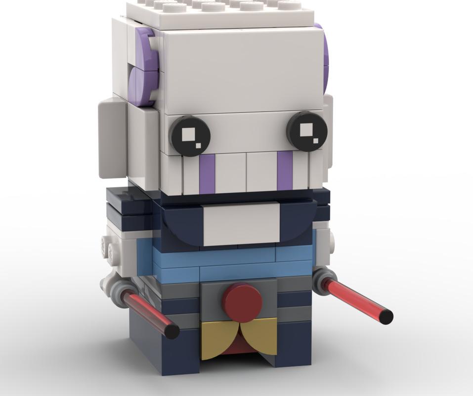 Square Head Boy-194586 Asaji Ventress Apprentice Building Block Compatible With Creative Square Head Boy Assembly
