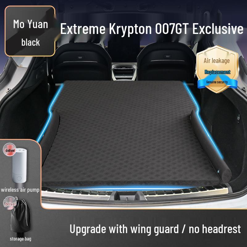 Матрас для автомобиля Zeekr 007 GT: Надувной матрас для заднего сиденья и спальное место в багажнике. Zeekr 007 GT 2025