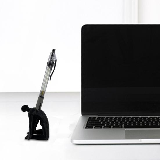 Stifthalter Tatort Silhouette Stiftehalter Lustig Humorvoll Schreibtischorganizer für Bürobedarf Make-up Pinsel