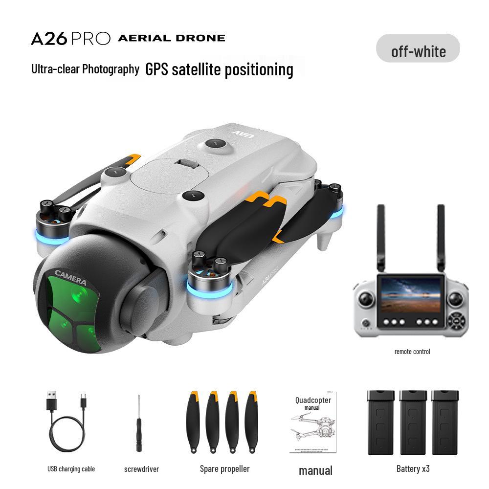 A26 PRO Brushless GPS Drone: Professional HD Aerial Photography Quadcopter with Obstacle Avoidance.