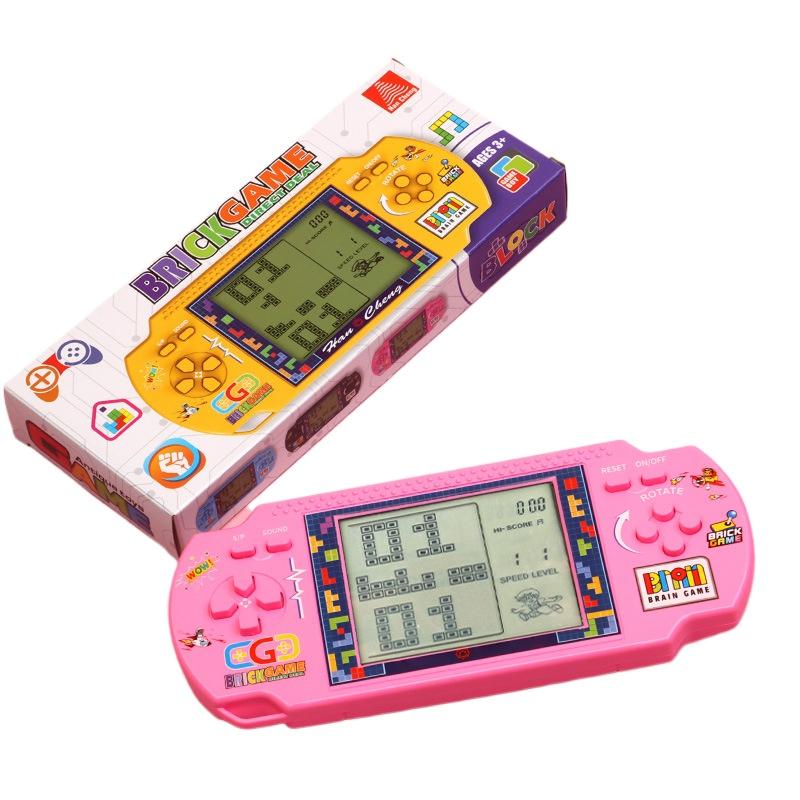 

5,5-дюймовая портативная игровая консоль Tetris с двойным режимом и большим экраном, игровая консоль-головоломка 22.3*3*9.8cm розовый