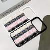 Bow Flower Lace Phone Case For IPhone 17 16 15 14 13 12 11 Pro Max Case 15 Plus 17 Air 16E Shockproof Silicone Soft Cover Shells