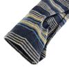 SUGAR CANE Toyo Enterprise Border Long Sleeve Cotton Shirt LARGE Blue Men's Used
