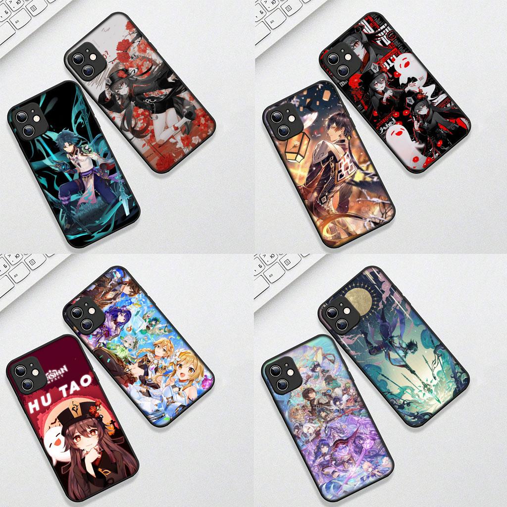 Phone Cover for Samsung Galaxy Note 20 9 8 S8 S10 S9 Plus A54 A33 A21S A31 M21 S10E A17 Case Zhong Li Genshins HuTao Xiao Impact