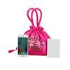 Leaf Embroidery Flower Handbag Satin Silk Small Purse Wallet Sweet Hanfu Drawstrings Bag  Shopping