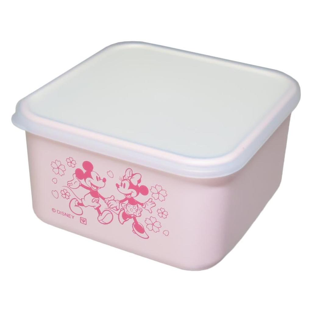Mickey Minnie Square Lunch Plus Pattern Disney & [Lunch Box] M/Sakura