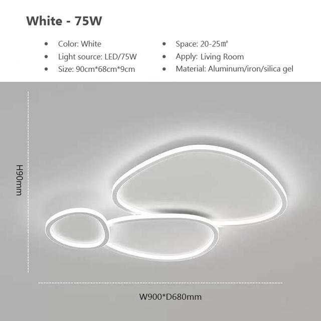 Modern LED Ceiling Chandelier Lamp For Living Dining Room Bedroom children's Study Room Balcony Home Decoration Lighting Fixture