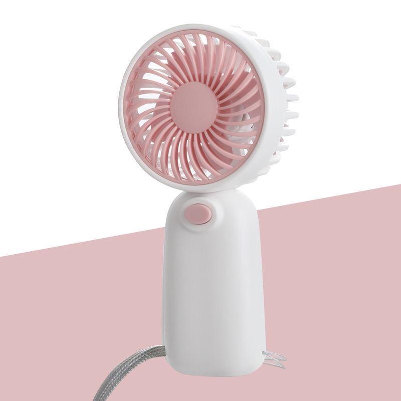 

L617-Cute - Designed Hand - Held Fan - Easy to Grip, Brings Instant Cool Breeze Anywhere рожевий