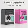 Piggy Bank Electronic Mini ATM Money Saving Box Safe with Password Code Cash Coins Auto Scroll