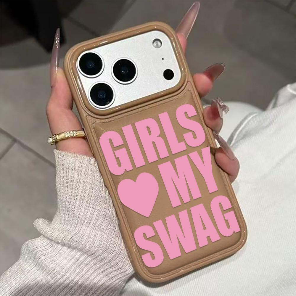 Funda de Teléfono Amor de Pareja en Inglés Para IPhone 17 17Air 16 15 Funda Para IPhone 11 13 12 14 Pro Max 16 15 14 Plus Funda Cubierta Funda