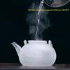 Vintage Hammered Glass Teapot