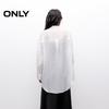 ONLY 2025 Winter Sheer Solid Loose Long Shirt