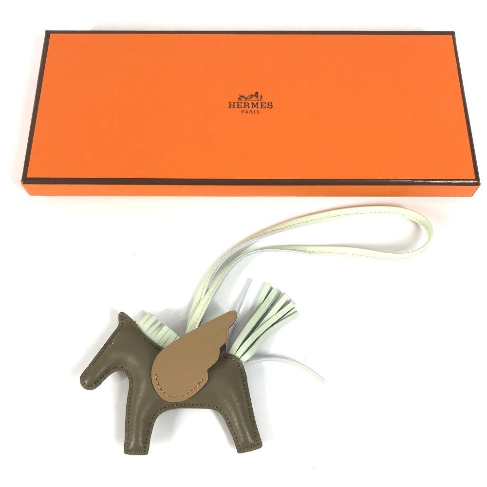 Hermes Pegasus PM Bag Charm Anyo Miro Bizcui/Etoupe BrownBased/Green Unused