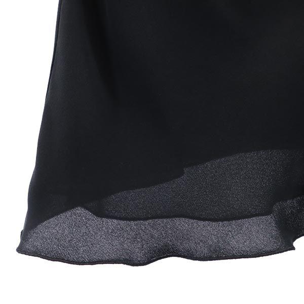 Armani Collezioni Silk Tank Top 44 Black Series Cut and Sew Back Zip Women Used
