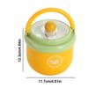 500/600ml Soup Cup Stainless Steel Sealed Bowl Milk Containers  For Breakfast Oat Milk Fruit Salad