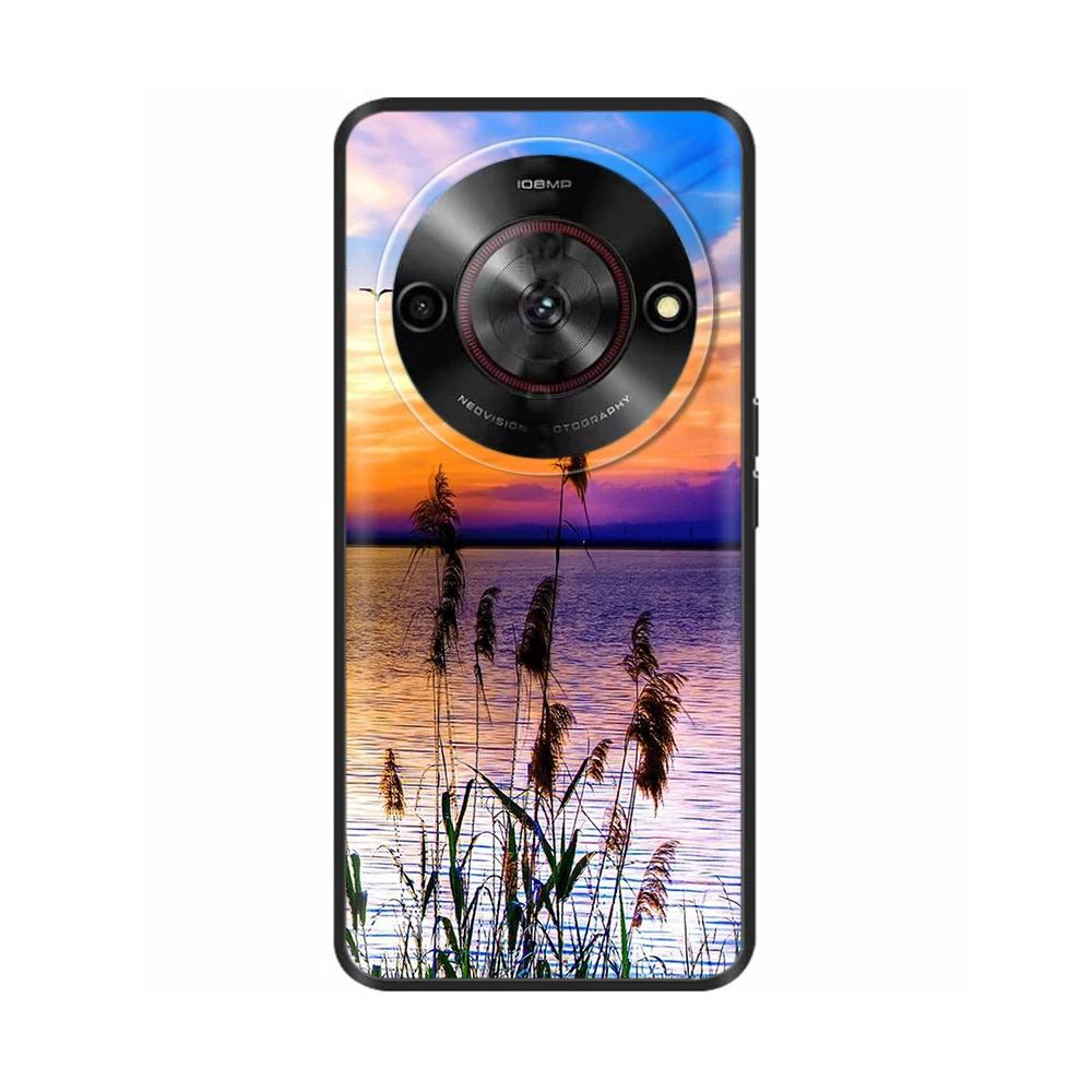 Painted Cover For ZTE Blade A75 5G Case Soft Silicone Fundas Shockproof Shell Back Cover For ZTE Blade A75 5G 4G Cases Bumper