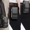 3.5-6.8inch Phone Nylon Pouch Cell Phone Belt Clip Carrying Holster Case Waist Bag for IPhone, Samsung Galaxy