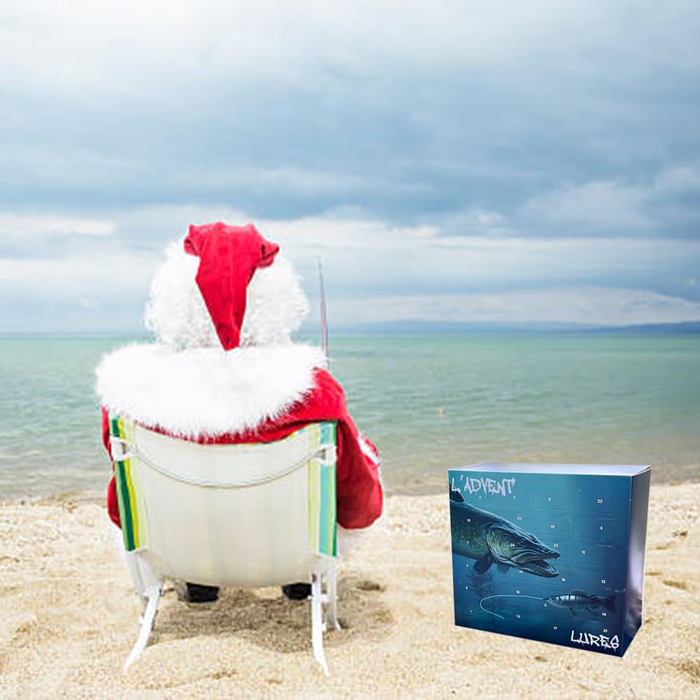 Fishing Advent Calendar 2025 Christmas Countdown Calendar Christmas Advent Calendar Xmas Surprise Gift for Fisher
