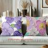 Floral Patterned 2D Printed Cushion Covers for Home Polyester Pillowcase, Sofa Decorative Cushion Cov Headboard Pillow