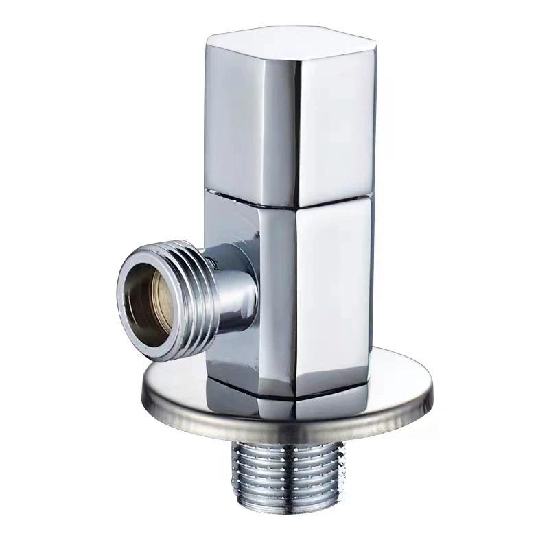 

Gray Brass Angle Valve Water Control Valve Gold Corner Valve Brushed Gold Bathroom Tap Water Valve 1/2*1/2 Black Angle valves