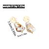 Retro Bohemian Gradient Earrings: Geometric Light-Luxury for Women