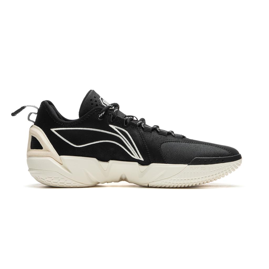 New LiNing Anti-Wool 4.5 Wear-Resistant Low-Top Basketball Shoes Men's Black White ABFU049-2