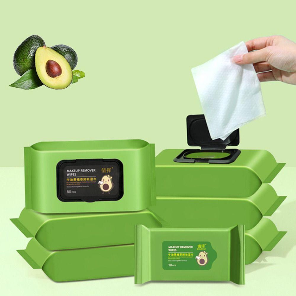 12/60/80PCS Cotton Makeup Removal Wipes Face Cleaner Makeup Remover Towel  Travel