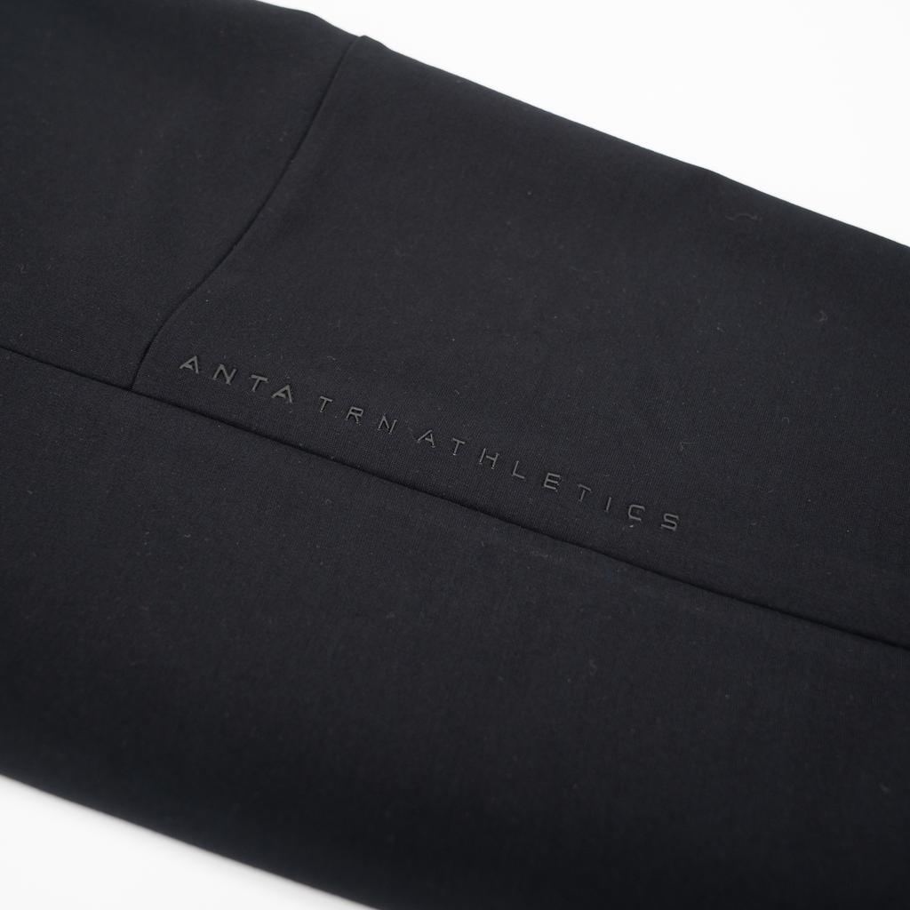 Anta Knitted Fabric Sports Pants Men's Basic Black 152537303-1