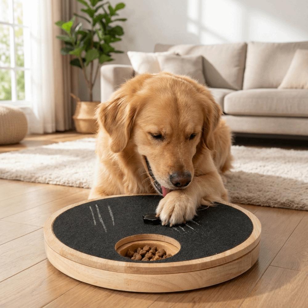 Massivholz Hund Kratzbrett Rund Hund Krallen Schleifpad Kratzpad für Hunde