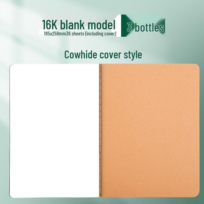 Kraft Paper Notebook for Students - B5, A4, A5 Sizes for Elementary and Junior High School.
