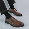 Luxuriöse Herrenkleiderschuhe Hochwertiges Leder Herren-Oxfordschuhe Mode Derby-Schuhe Hochzeitsfeier Business Flache Freizeitschuhe