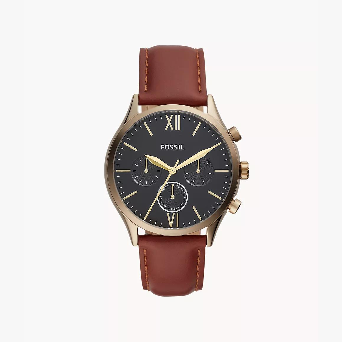 Fossil Men`s Fenmore Quartz Watch Black