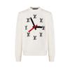 LOUIS VUITTON Intarsia Clock Sweater 1A8P4C