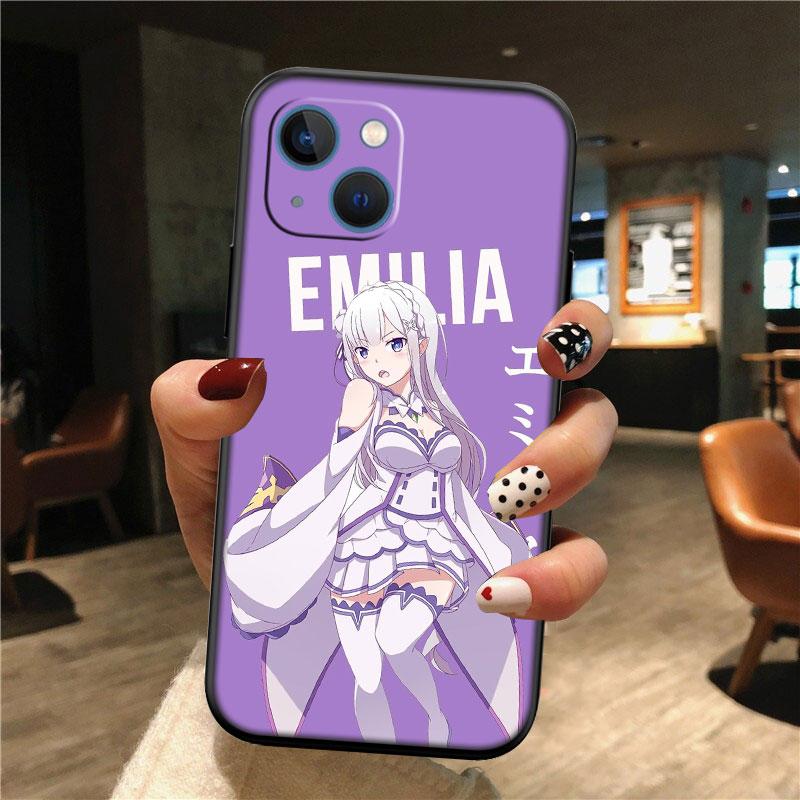 Re Zero Emilia Ram Rem New High-End Shell Phone Case for Redmi Note 13 14 Pro+ Plus A3 A3X 13X 13C 13R 14S 14C 14R