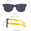 3PCS/pack Transparent Square Sunglasses for Kids Mirror Lens Eyewear Summer Beach Outdoor UV Protection Sun Shades Eyeglasses
