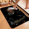 Michael Jackson Portrait Signature Printed Rug Absorbent Nonslip Carpet For Hallway Balcony Study Home Party Decor Halloween Gift