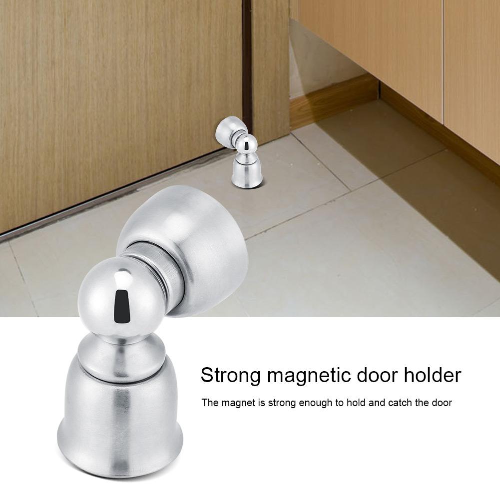 Stainless Steel Magnetic Door Stopper Stop Catch Home Door