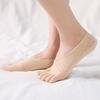 Velvet mesh toe socks