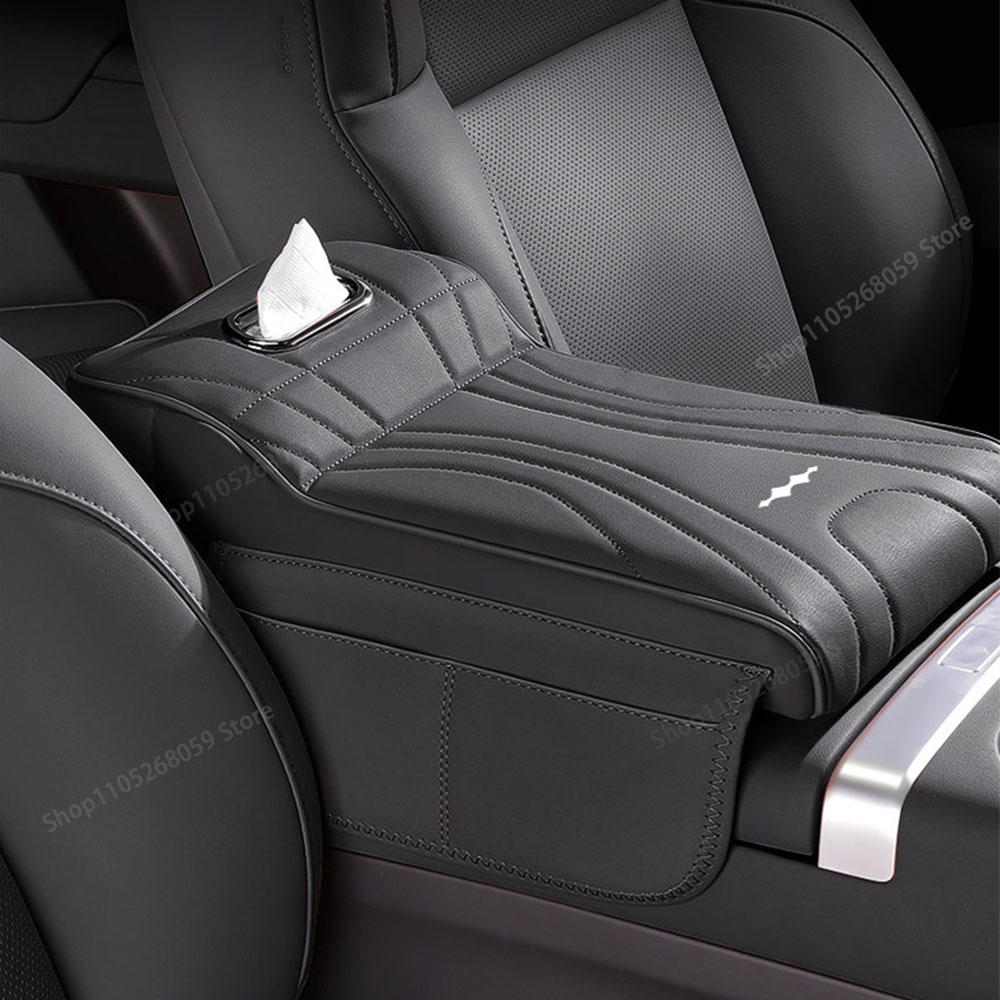Armrest Box Height Pad For BYD Equation Leopard 8/5 2025 2024 Special Central Elbow Support Tissue Box Storage Box Car Interior