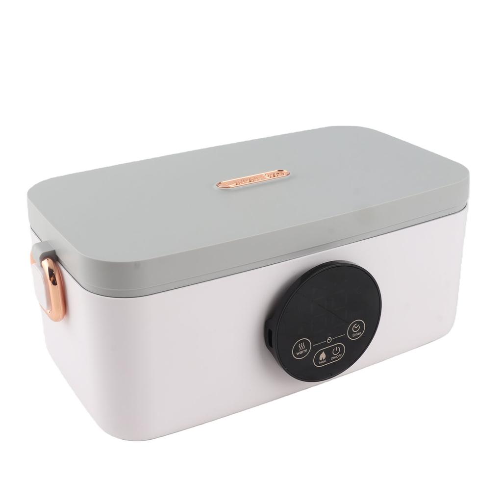 Cordless Portable Lunch Box 5 Gear Times USB Rechargeable 1000ml Electric Heating Lunchbox for Office Car