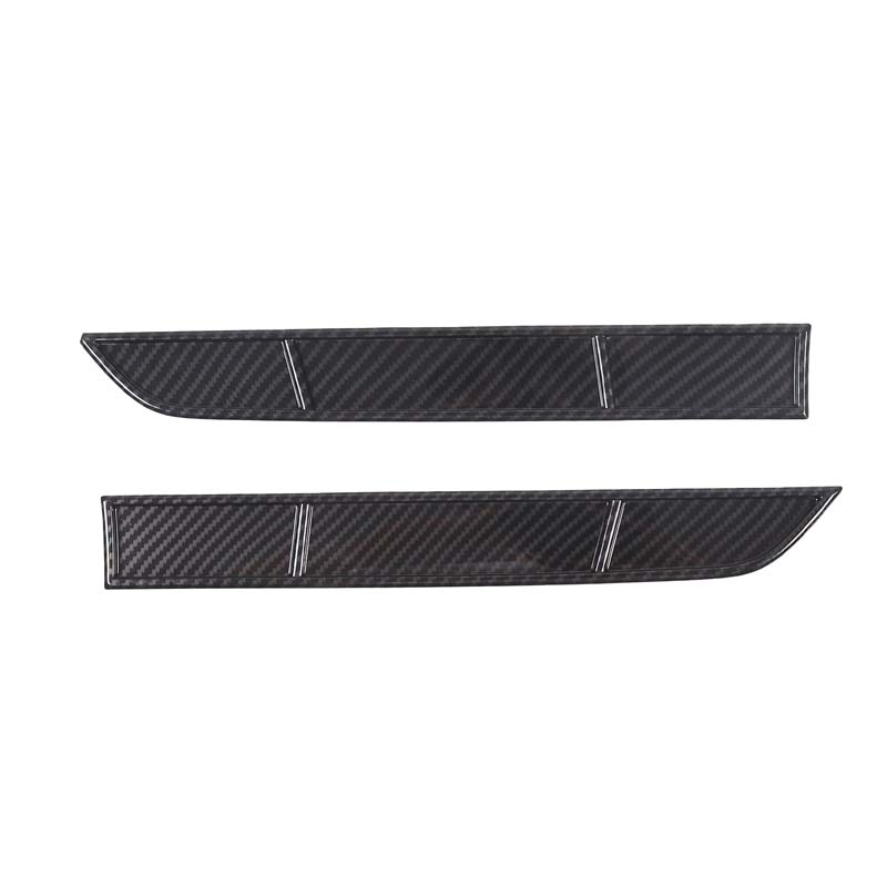 ABS Red Front Lower Grille Moulding Cover Racing Grill Middle Mesh Trim Strip Frame For Honda Pilot 2015- Car Accessories