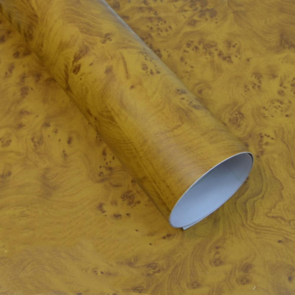 Bubble Free Wood Grain Decal Stickers Self Adhesive Car Internal Decorative Paper  Kitchen