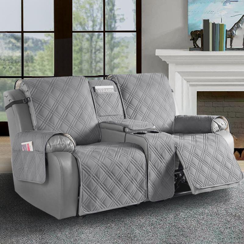 4pcs/set Waterproof Diamond Grid Pattern Recliner