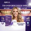 V34 Gentle Bright Purple Teeth Whitening Strips - Easy To Use & Comfortable, Removes Yellowing for a Clean Smile.