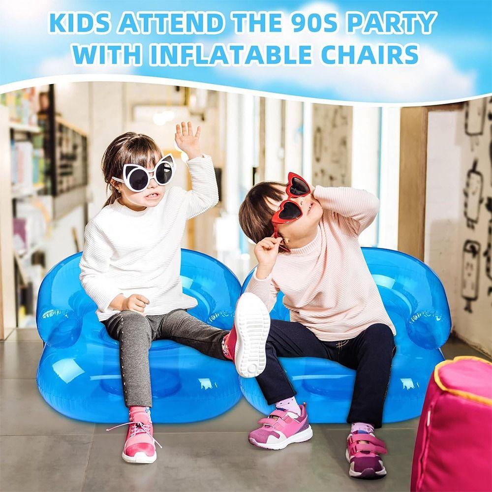 Summer Inflatable Pool Floats Comfortable Beach Swimming Booster Seat Portable Play Props Air Sofa Couch Toddler