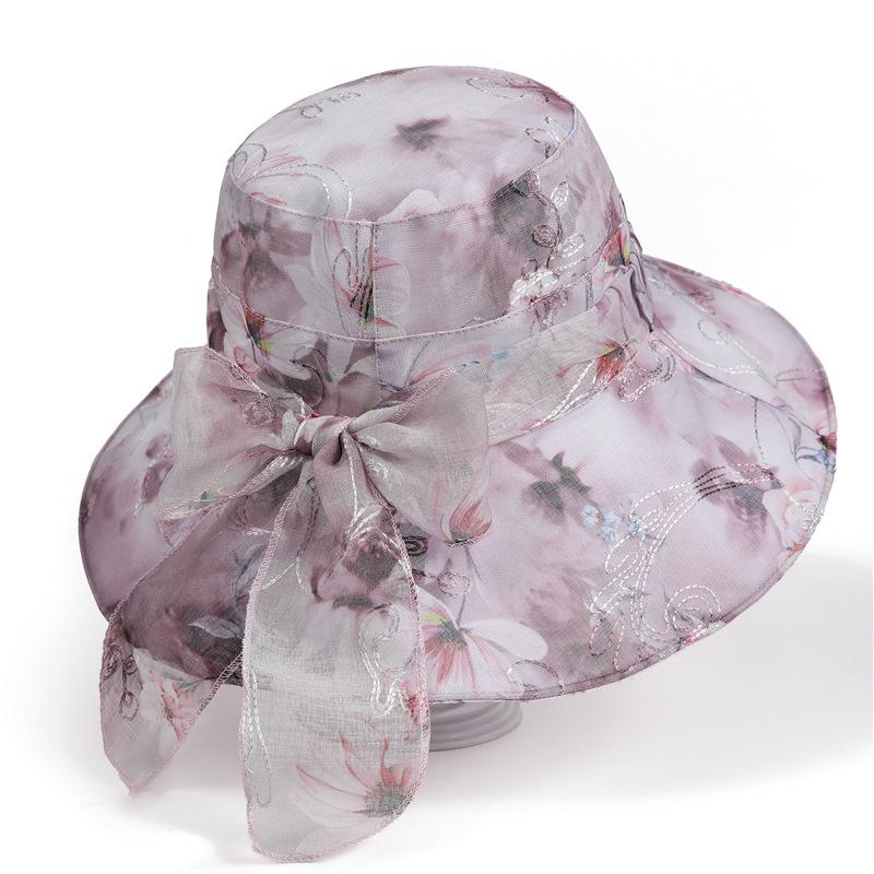 Hat Women Summer Sunshade Sunscreen Breathable Bucket Hat Women Outdoor Beach Hat