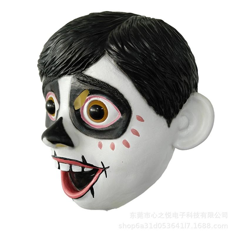 Day Of Dead Coco Miguel Costume Mask Hector Movie Halloween Latex Kids Cosplay