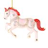 Horse Christmas Ornaments Sparkly Rhinestone Horse Hanging Decoration